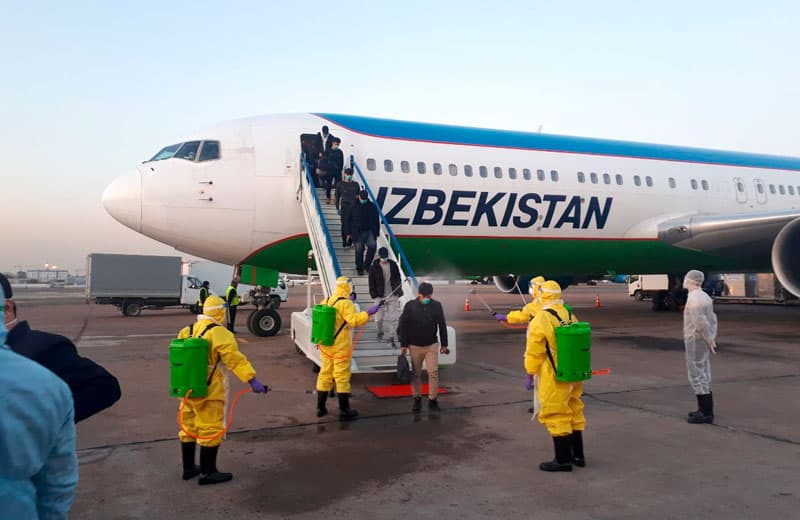 Uzbekistan Airways Seuldan charter reys amalga oshiradi, keladiganlarni kutib olmaslik so‘ralmoqda