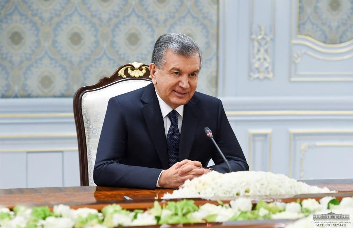 Shavkat Mirziyoyev Maykl Pompeoni qabul qildi