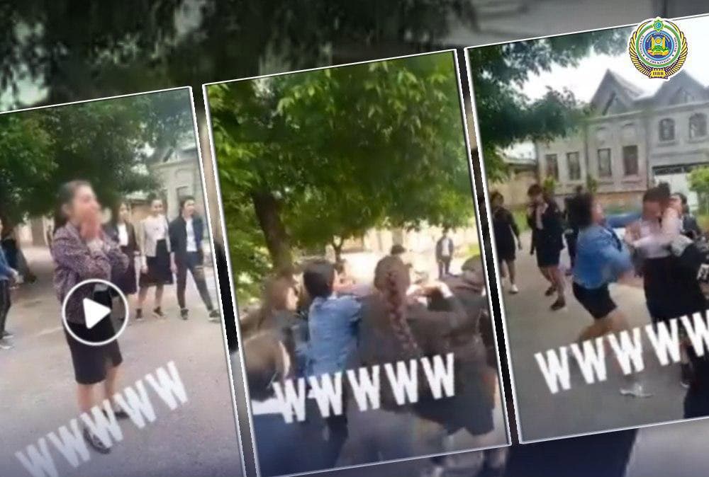 В Ташкенте оштрафовали родителей 11 школьниц, которые устроили драку