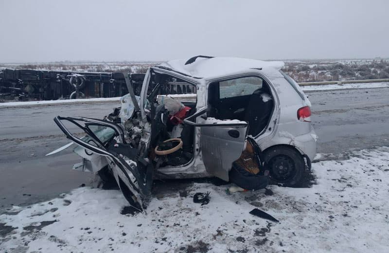 Beruniy tumanida sodir bo‘lgan YTHda 4 kishi halok bo‘ldi