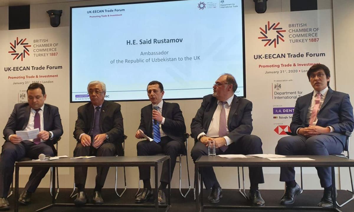 Ambassador Said Rustamov attends London Forum to discuss prospects for expanding trade relations with the UK