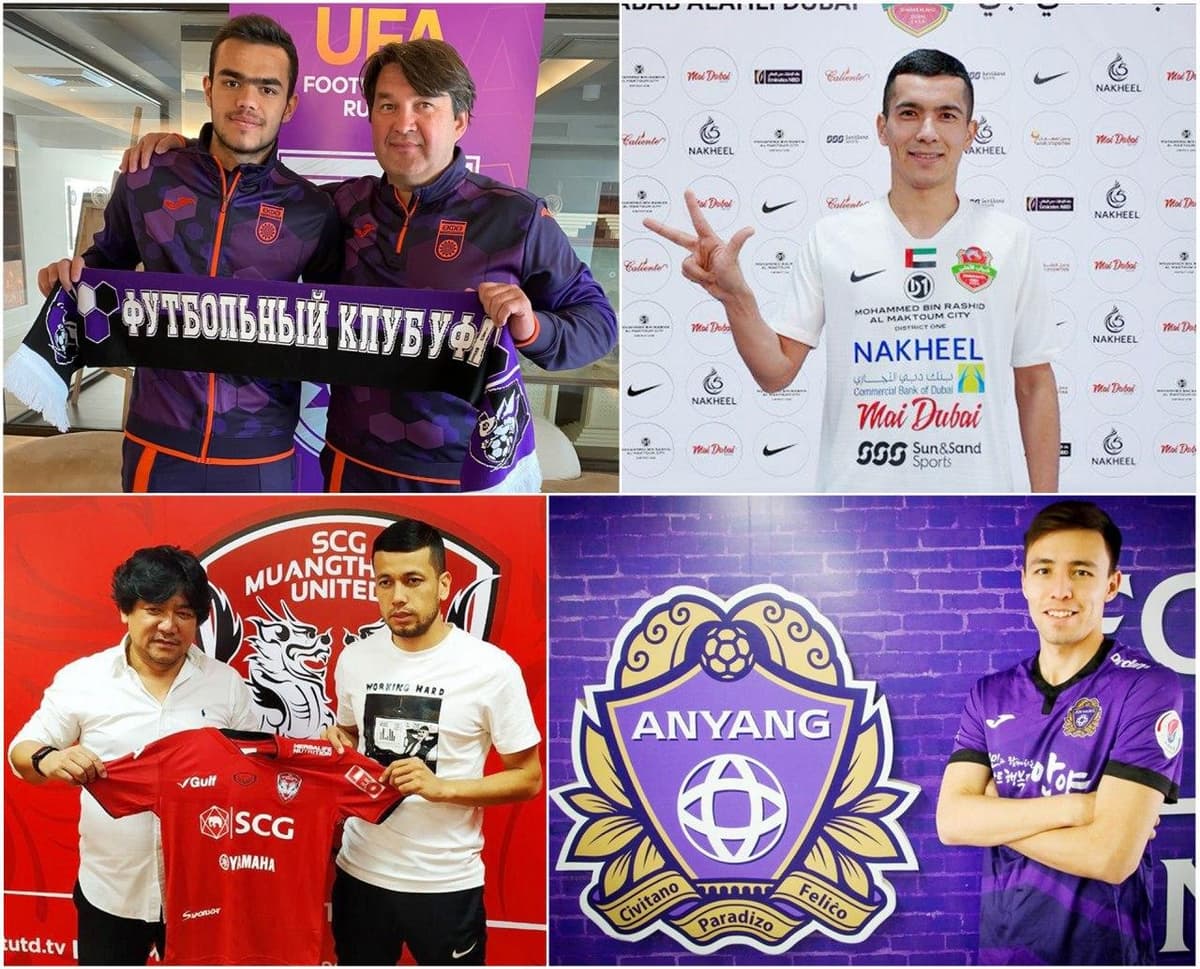 Rossiyadan Ummongacha. 2020 yilda legionerga aylangan o‘zbekistonlik 12 futbolchi