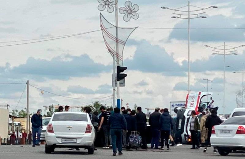 Toshkentda «Tez tibbiy yordam» mashinasi ishtirokida YTH sodir bo‘ldi