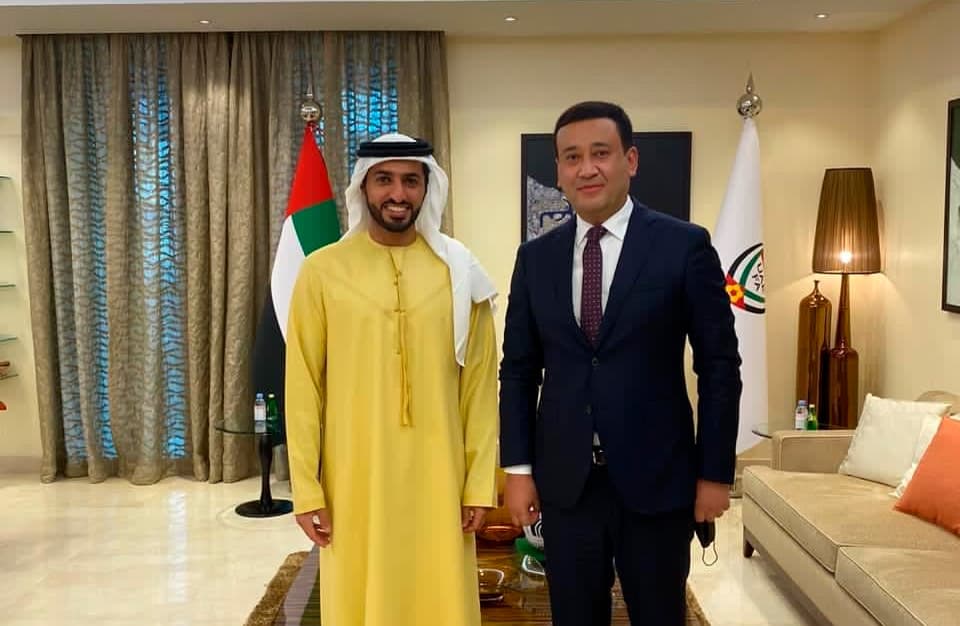 Umid Ahmadjonov BAA futbol assotsiatsiyasiga tashrif buyurdi