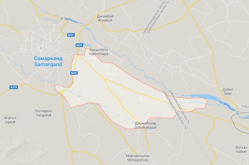 Тайлакский район Самаркандской области полностью закрыли на въезд и выезд из-за коронавируса