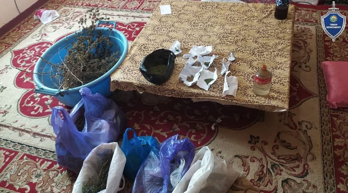 Toshkent viloyatidagi xonadonda 8 kilogramm og‘irlikda giyohvandlik vositasi aniqlandi