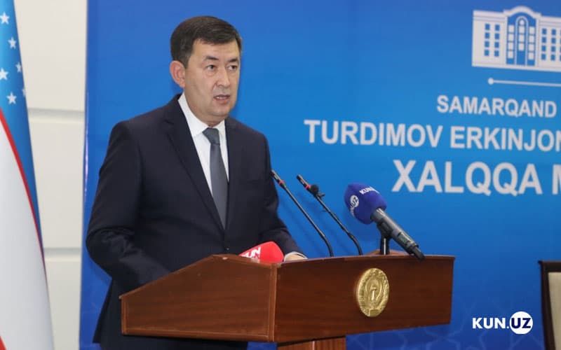 Turdimov Samarqandning uchta qoloq tumanini sanadi