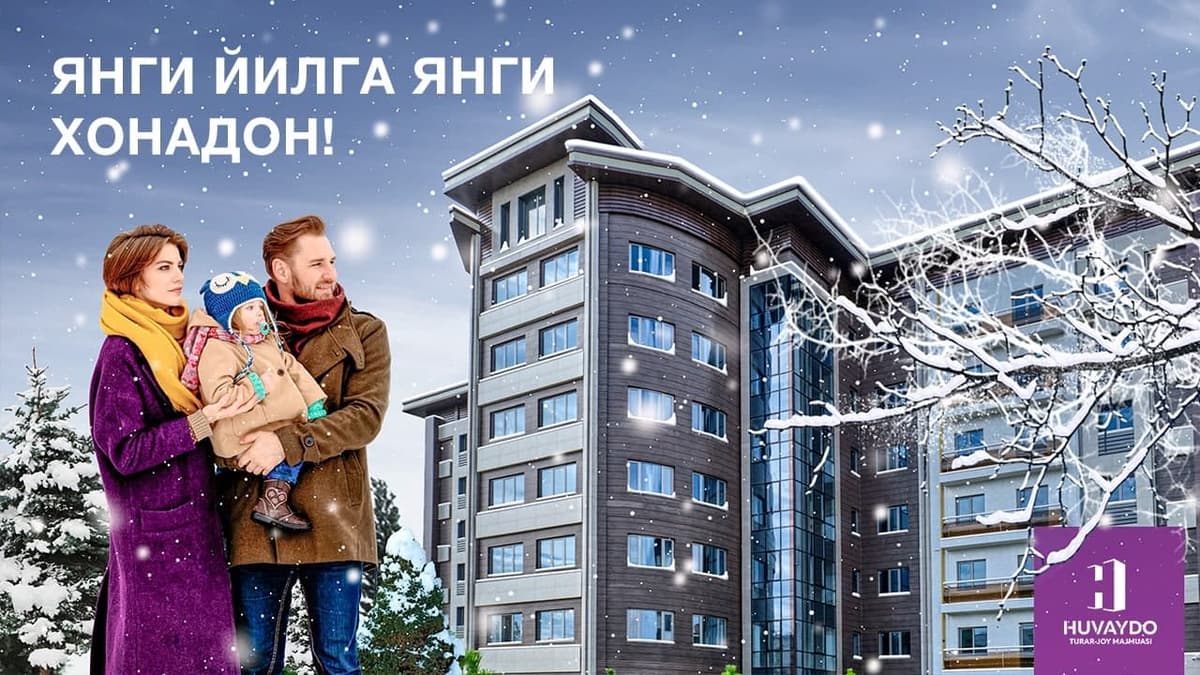 Huvaydo: katta oila uchun keng xonadonlar