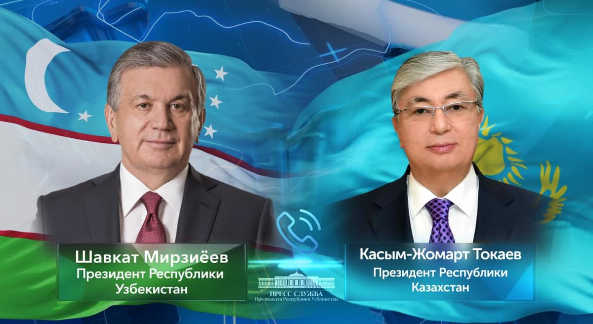 Мирзиёев и Токаев обсудили ликвидацию последствий чрезвычайного происшествия на водохранилище