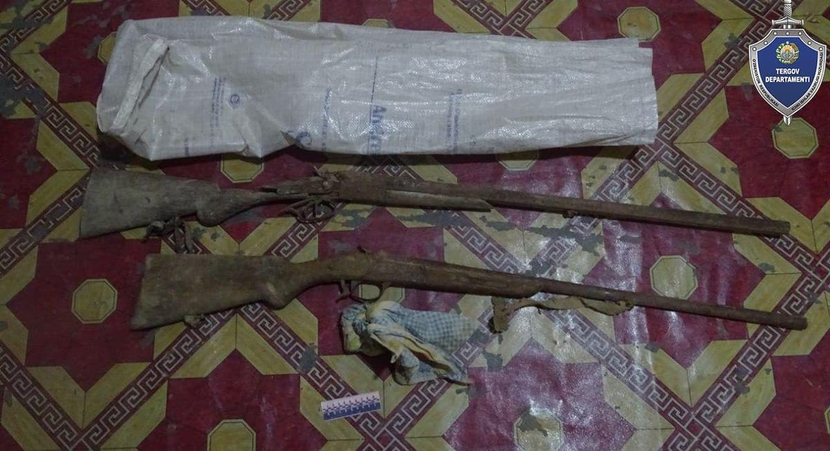 Navoiyda qonunga xilof ravishda qurol saqlash holati aniqlandi