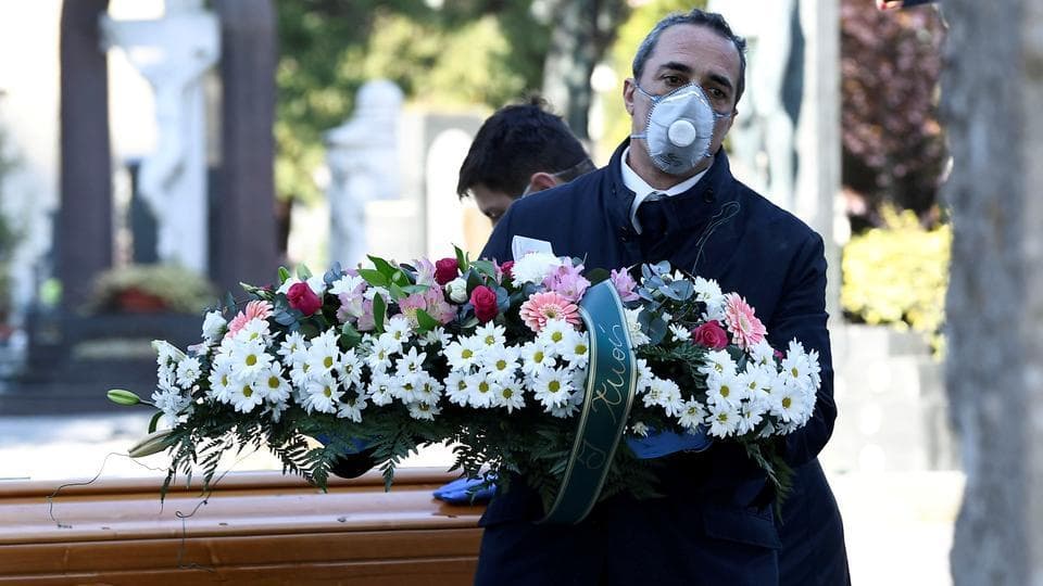 Italiyada koronavirusga chalinganlar rasmiy ko‘rsatkichdan 6 marta ko‘pligi ma'lum qilindi
