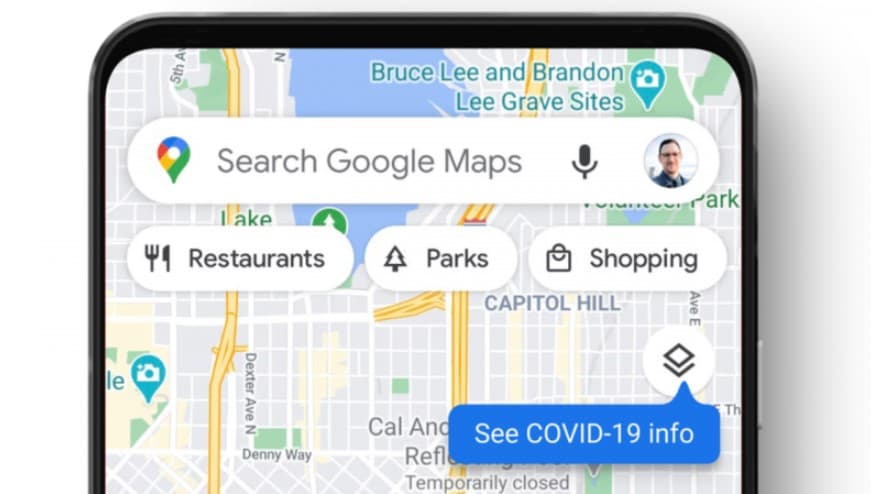 Google хариталарига ҳудудларда коронавирус тарқалганлигини кўрсатувчи маълумотлар қўшилди