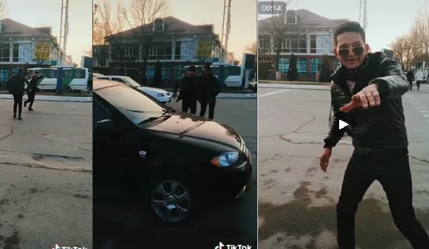 Guliston shahri markazidagi chorrahada raqsga tushgan “TikTokchilar” 4 sutkaga qamaldi