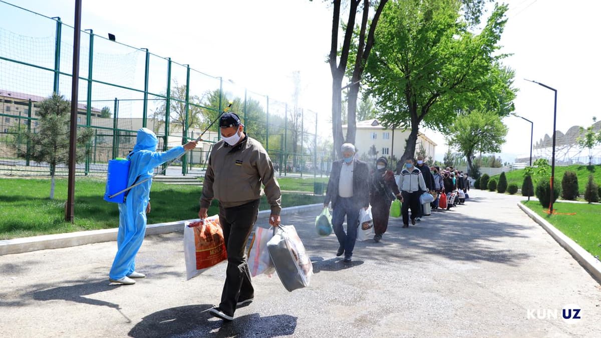 В Андижане 870 человек вышли из карантина