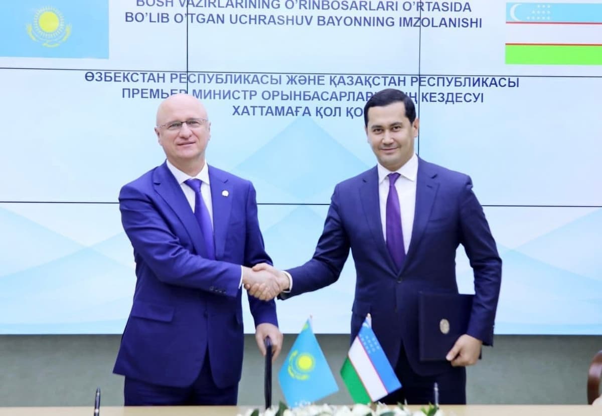 Sardor Umurzakov, Roman Sklyar discuss construction of a high-speed railway between Tashkent and Turkestan