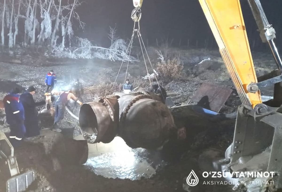 Namangan va Andijondagi suv ta'minoti nosozliklari qachon bartaraf qilinishi bildirildi