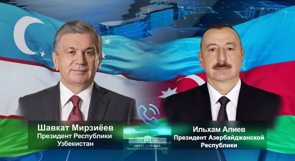 Мирзиёев поздравил Алиева с окончанием военных действий в Нагорном Карабахе