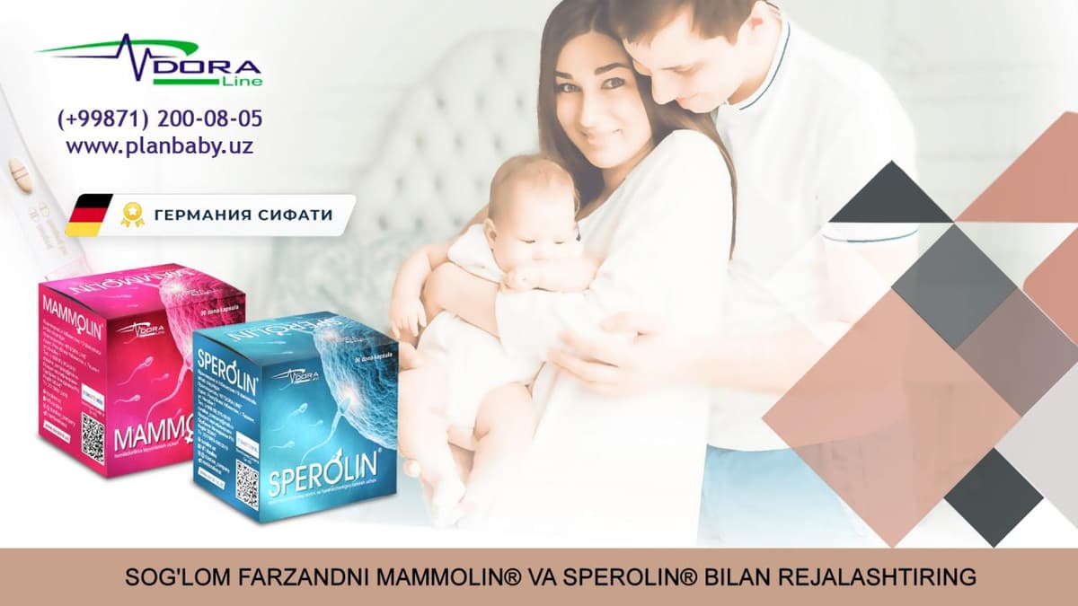 Sperolin va Mammolin: bepushtlikni bartaraf qilishdagi jiddiy qadam!