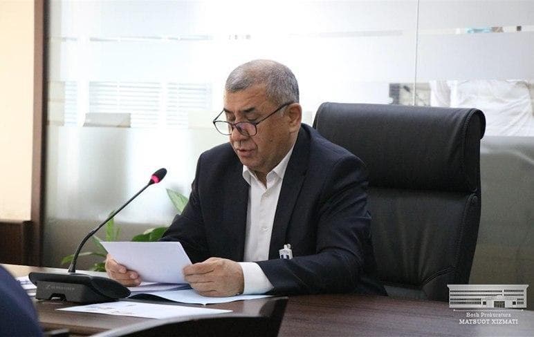 Bosh prokuraturada pandemiya va qishloq xo‘jaligiga oid masalalar yuzasidan selektor o‘tkazildi
