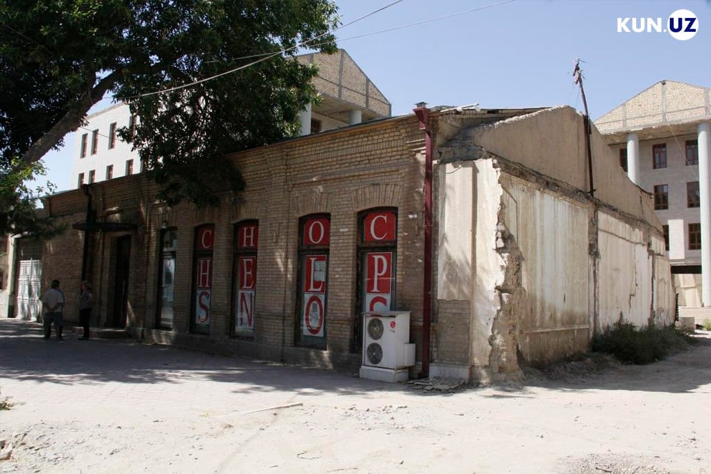Samarqand shahridagi nizoli bino buzilmoqda