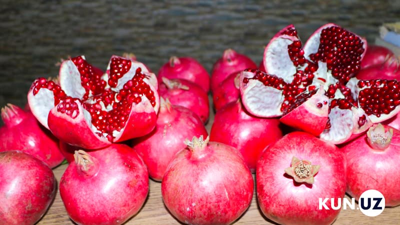 Kuzning antiqa ne'mati: Quvada danaksiz anor yetishtirilyapti