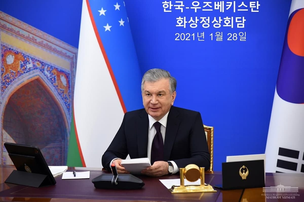 O‘zbekiston va Koreya prezidentlari sammiti bo‘lib o‘tdi