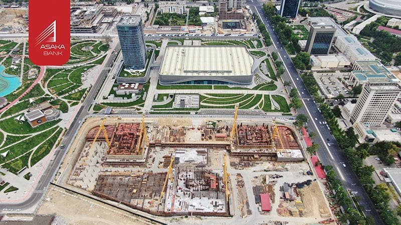 «Asaka» bank binosi BIM texnologiyasi yordamida barpo etilmoqda