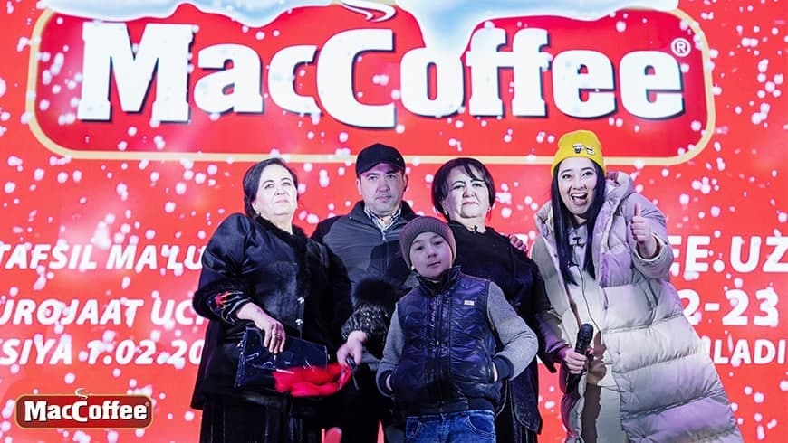 Kogon shahridan bo‘lgan quruvchi yangi yil arafasida MacCoffee aksiyasida avtomobil yutib oldi