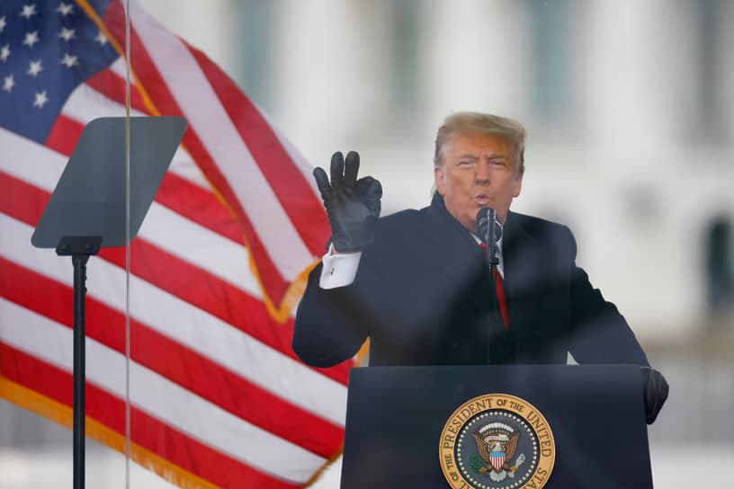 Amerikalik siyosatchilar Vashingtondagi tartibsizliklar uchun Trampni qoralashdi