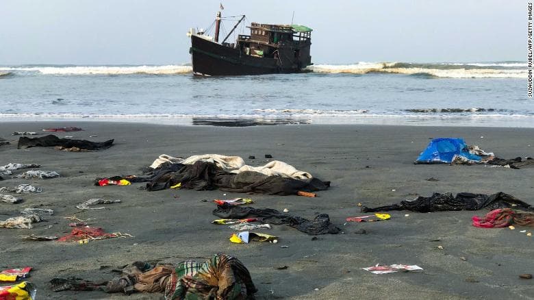 2 oy dengizda sarson bo‘lgan yuzlab rohingya qochqinlari qutqarildi