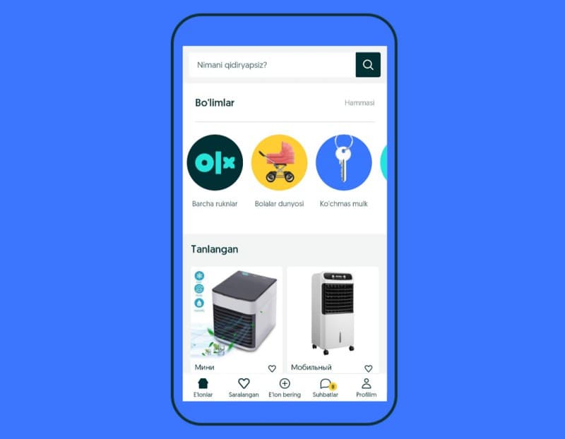 OLX ребрендинг ўтказди: логотип, шиор ва платформа дизайни янгиланди