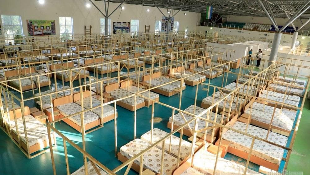 Urganchda koronavirusli bemorlar uchun maxsus davolash markazlari tashkil etilmoqda