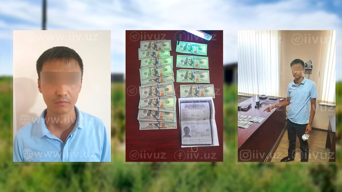 Zafarobod tuman hokimligi ish yurituvchisi 8000 dollar bilan ushlandi