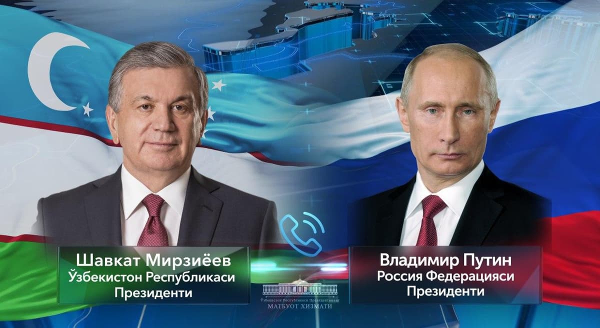 Шавкат Мирзиёев ва Владимир Путин телефон орқали мулоқот қилди