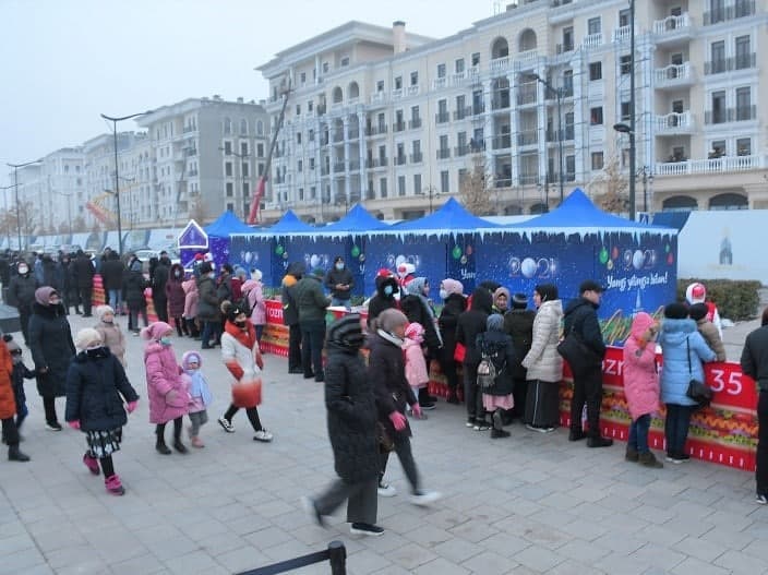 Вход в парк Tashkent City на Новый год сделали платным