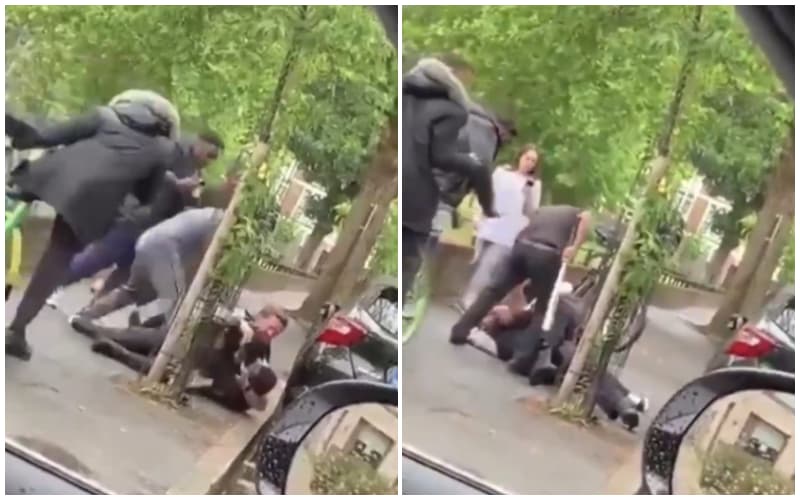 В Лондоне компания темнокожих избила полицейского