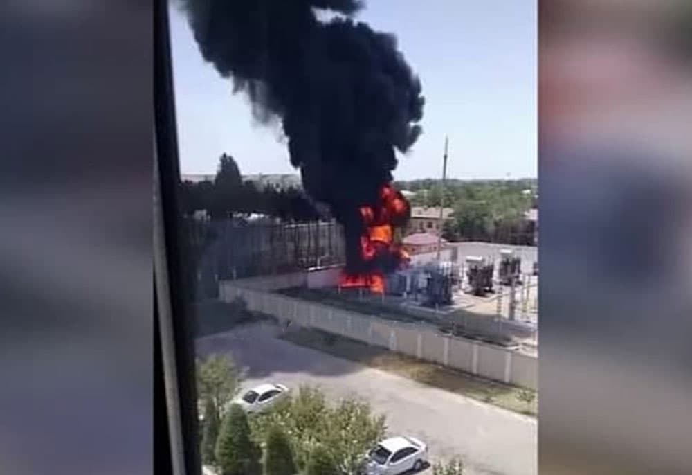 Major fire breaks out at Surkhandarya electric substation