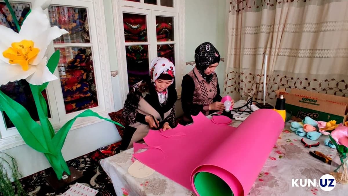 "Gullarimga qo‘shni davlatlardan ham buyurtma tushyapti" - Kosonsoylik tadbirkor qiz bilan suhbat