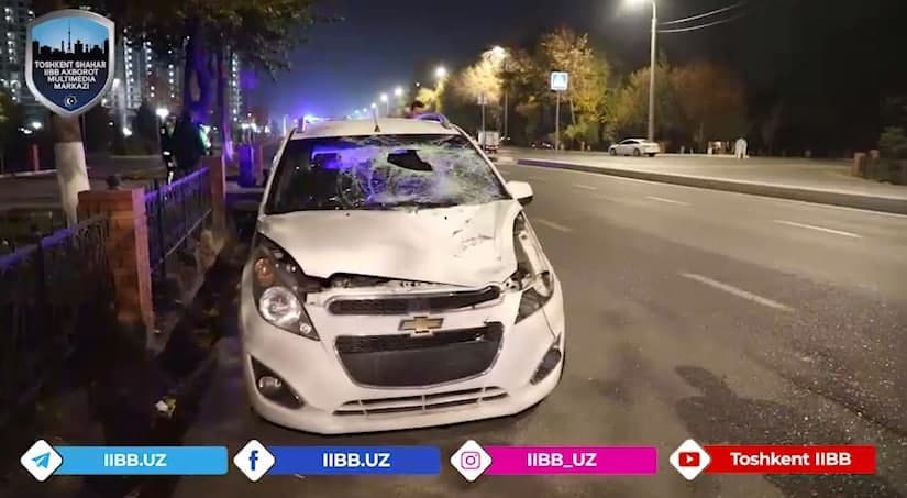 Toshkentda «Spark» piyodalar yo‘lagidan o‘tayotgan fuqaroni urib yubordi