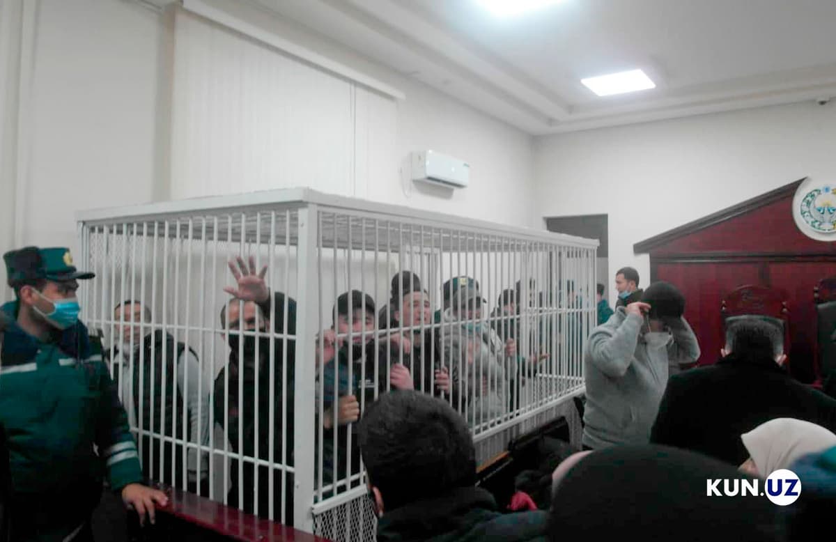 «Сўх воқеалари» бўйича 22 кишига суд ҳукми ўқилди