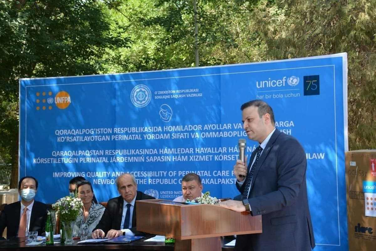 Qoraqalpog‘istondagi tug‘ruqxonalarga 300 ta 1 mln dollarlik tibbiyot uskunalari topshirildi