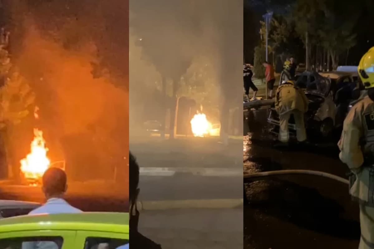 Mirzo Ulug‘bek tumanida "Spark" yonib ketdi