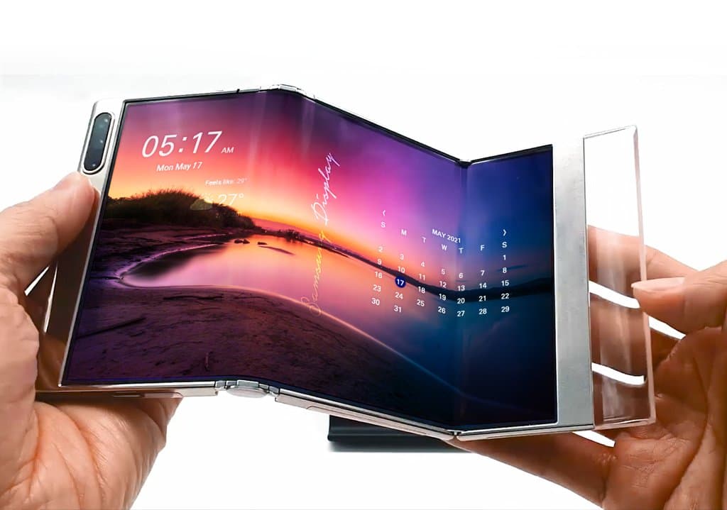 Samsung бир нечта жойидан букланувчи OLED-экран ишлаб чиқди