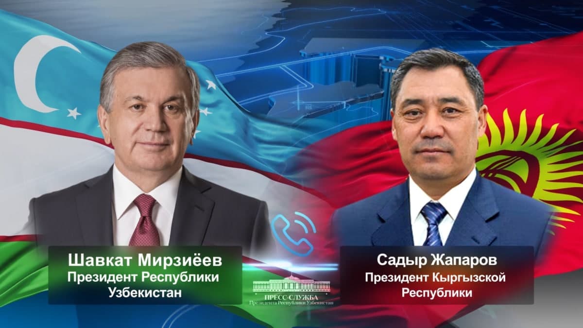 Мирзиёев и Жапаров обсудили ситуацию на кыргызско-таджикской границе