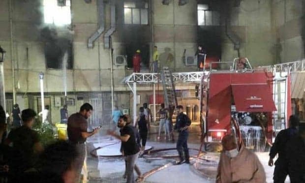 Bag‘doddagi shifoxonada yong‘in: o‘nlab qurbonlar bor