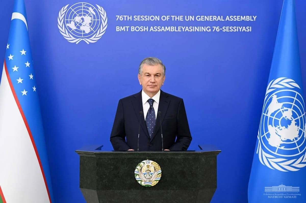 Pandemiya, demokratik islohotlar, Afg‘oniston va iqlim o‘zgarishi. Shavkat Mirziyoyev BMT Bosh Assambleyasida chiqish qildi