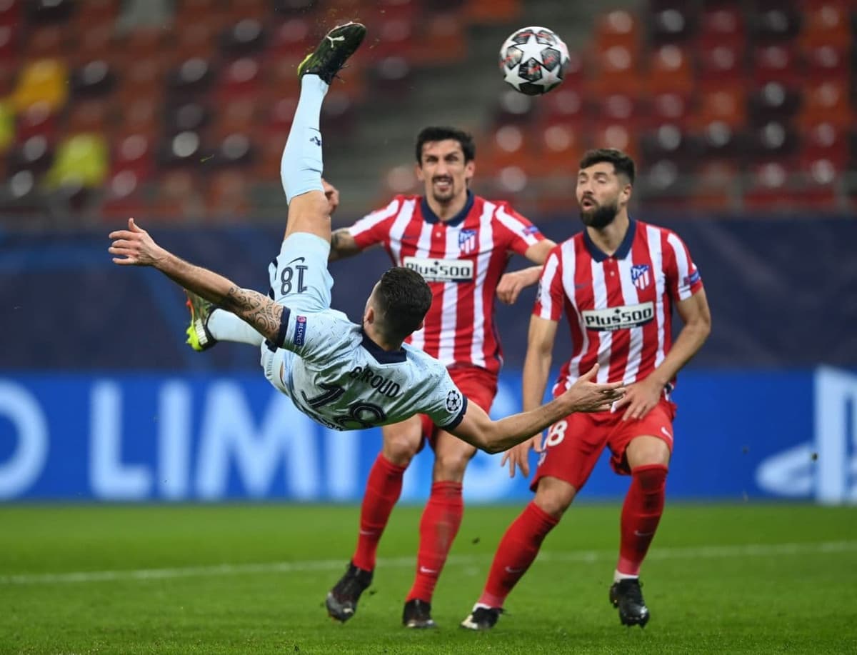 YeChL. «Chelsi» Jiruning supergoli evaziga «Atletiko»ni mag‘lub etdi, «Bavariya» Rimda yirik hisobda g‘alaba qozondi