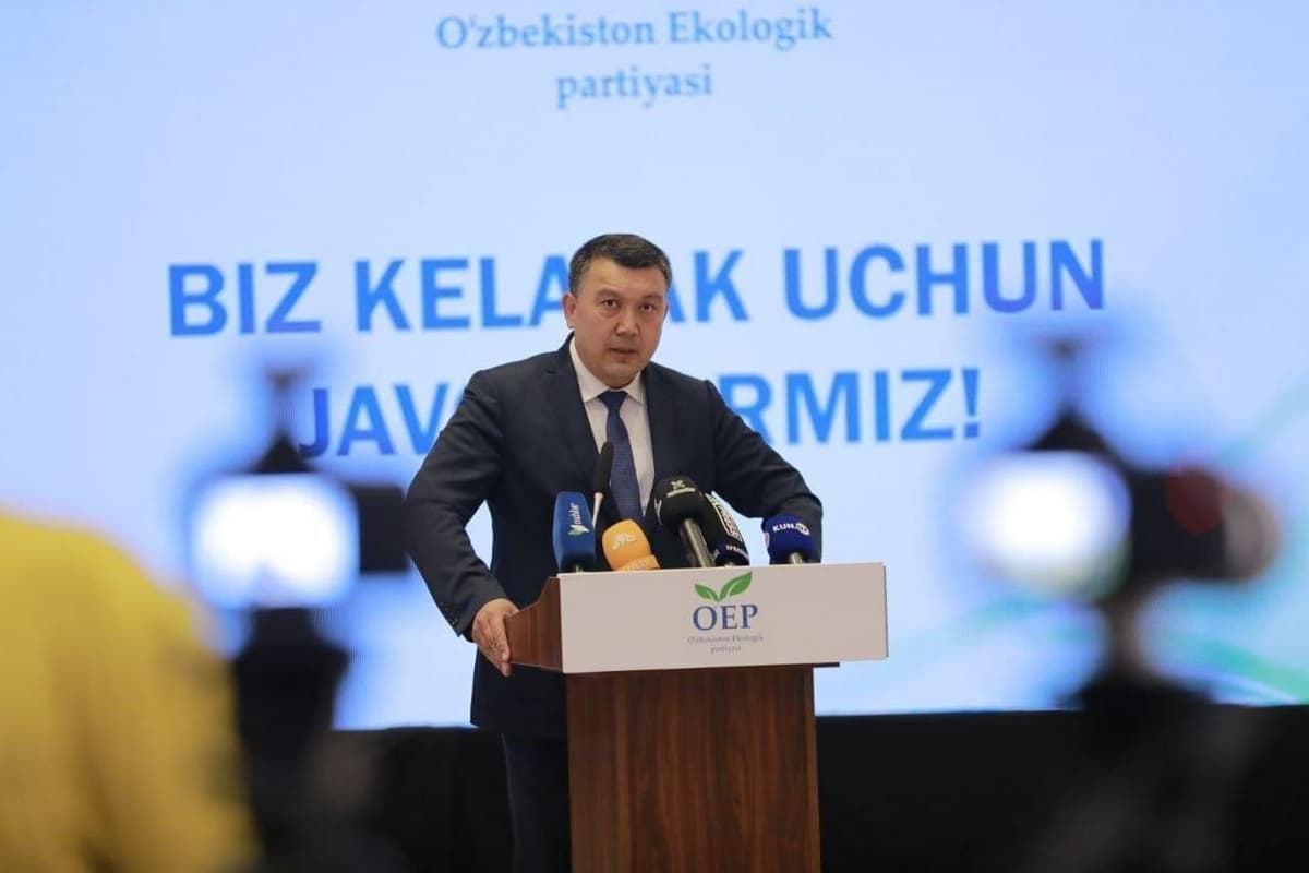 Narzullo Oblomurodov Ekopartiyadan prezidentlikka nomzod sifatida tasdiqlandi