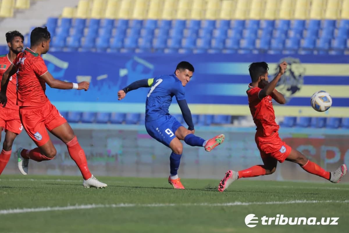 Osiyo chempionati-U23 saralashi. O‘zbekiston Bangladeshga 6 gol urdi