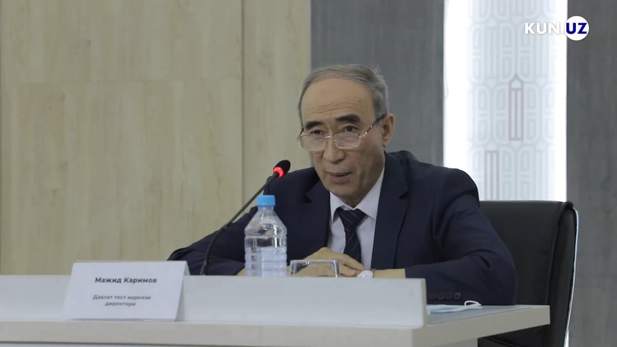 Milliy test tizimi savollarining tarqalib ketishi bo‘yicha tekshiruv davom etyapti - Majid Karimov
